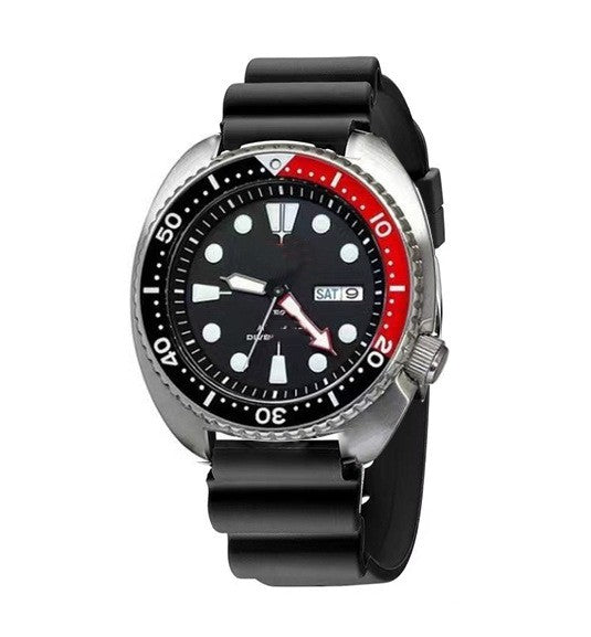 Quarz-Herrenuhr mit drehbarem Zifferblatt – Bild 4 | LuxeStyle