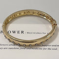 Vintage Dreifach-Armreif mit Nieten – Bild 1 | LuxeStyle
