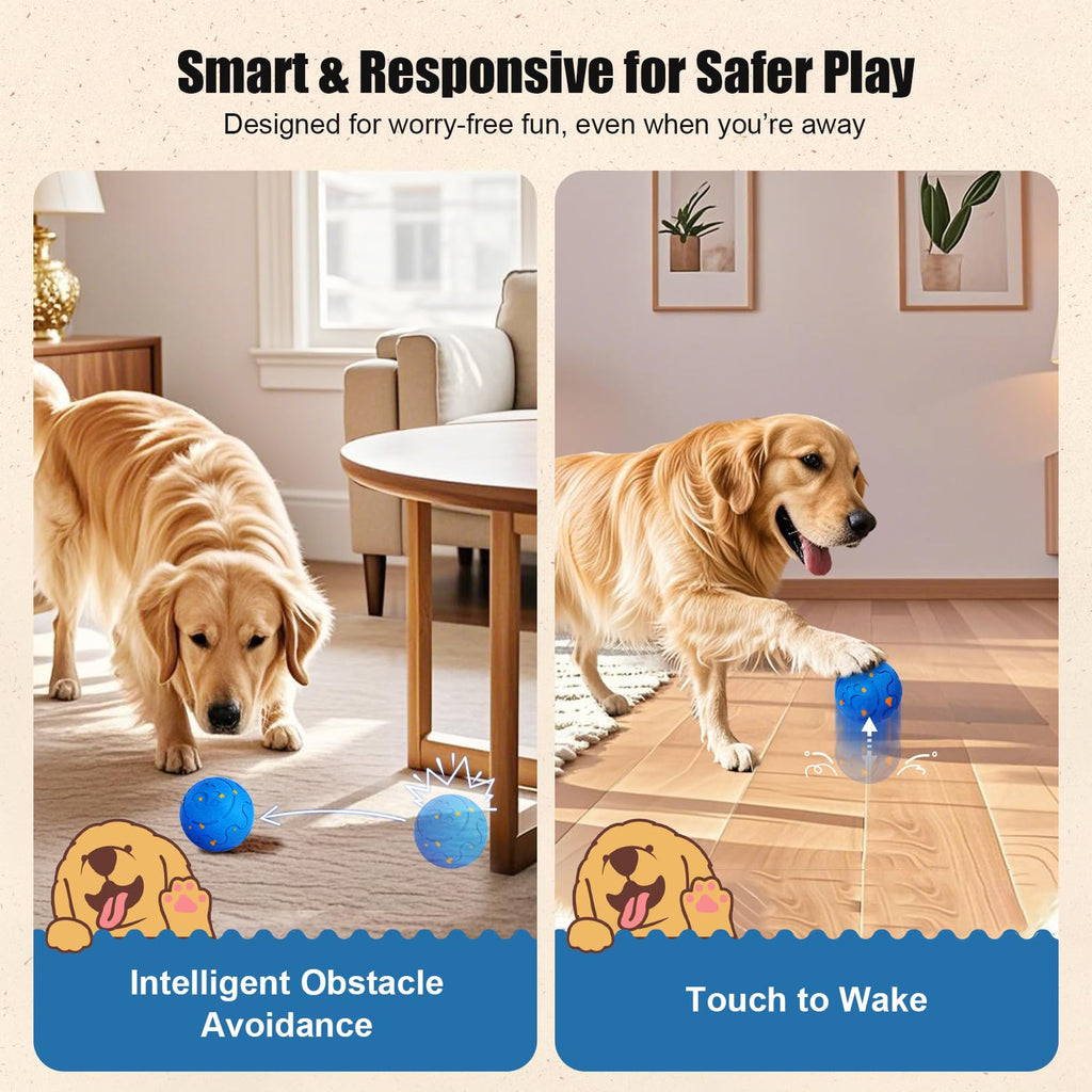Interaktiver Hunde-Spielball aus E-TPU