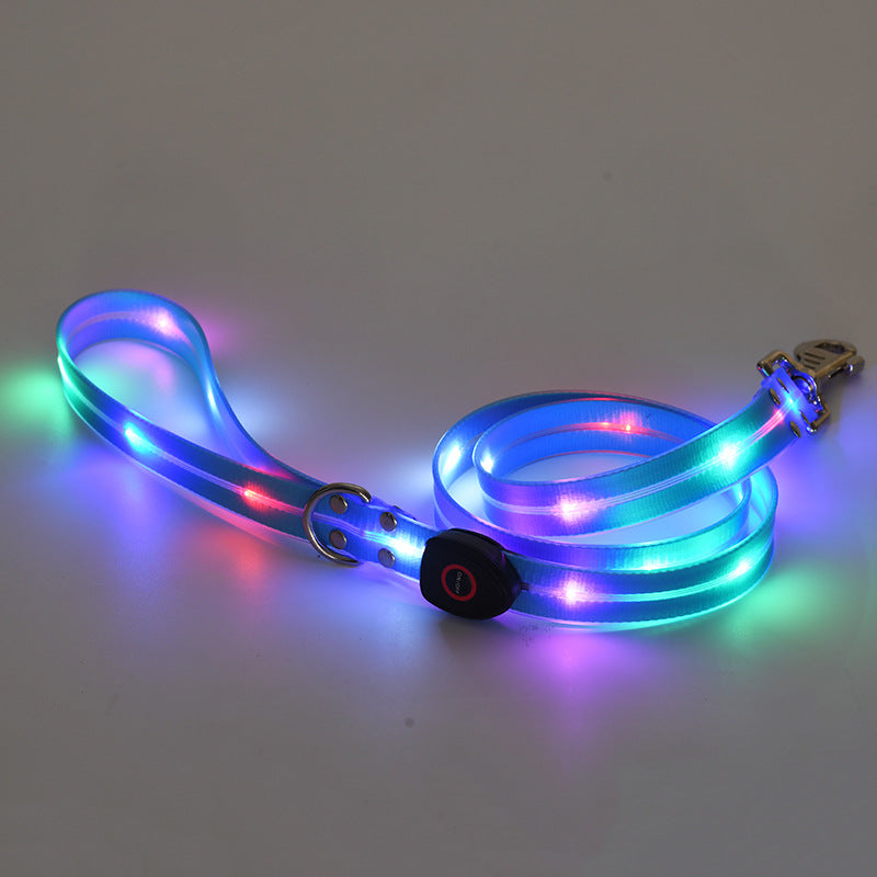 LED Leuchtcollar mit Zugleine, wiederaufladbar – Bild 9 | LuxeStyle