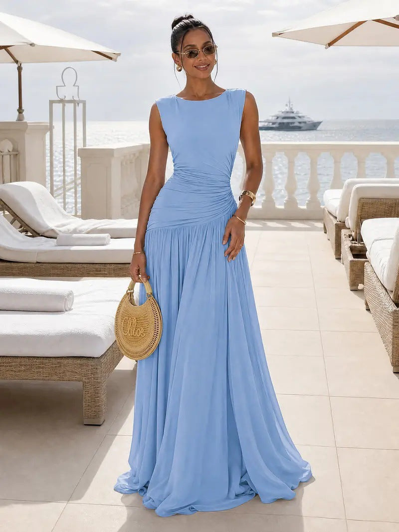 Strickkleid mit Raffung für festliche Anlässe