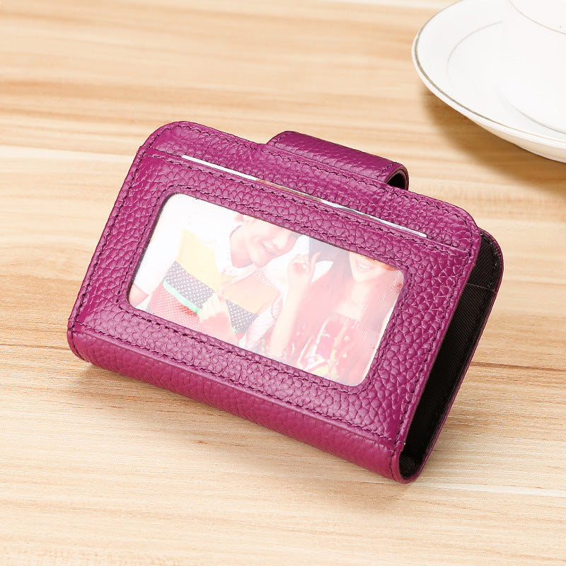 Echtes Leder ID‑Holder mit grossem Platz – Bild 3 | LuxeStyle