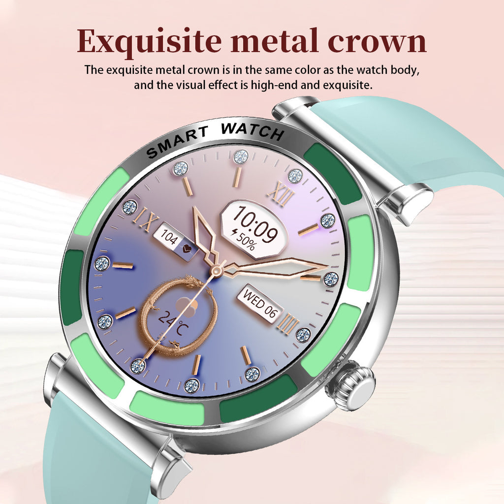 H20 Smartwatch für Damen mit HD Bluetooth Anruf