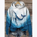 Regenbogen 3D-Hoodie für Damen
