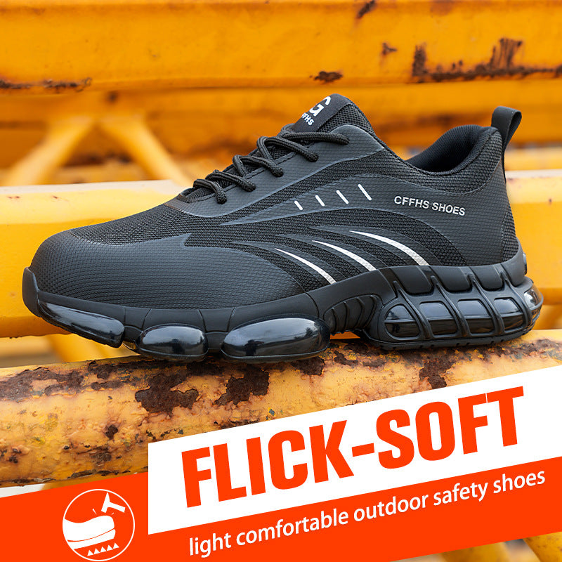 Sicherheits-Schuhe mit Popcorn-Sohle