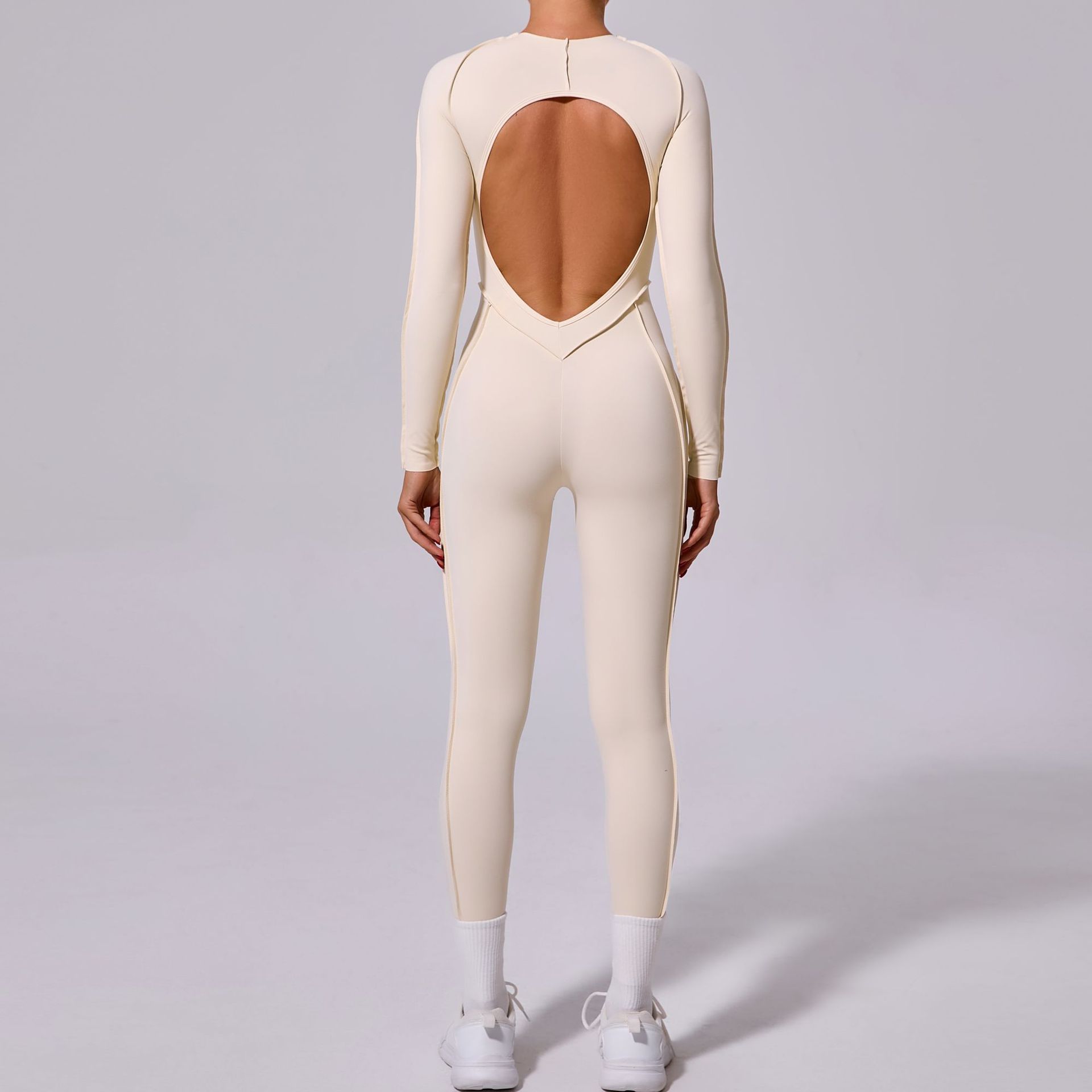 Rückenfreier Yoga-Jumpsuit für Damen