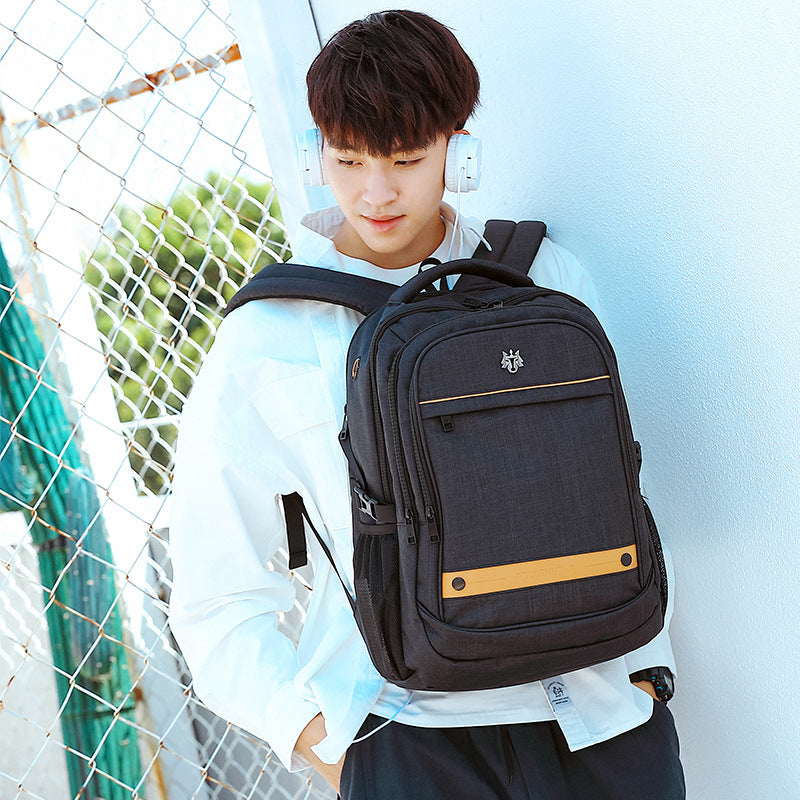Grosser Polyester-Rucksack, wasserabweisend – Bild 4 | LuxeStyle
