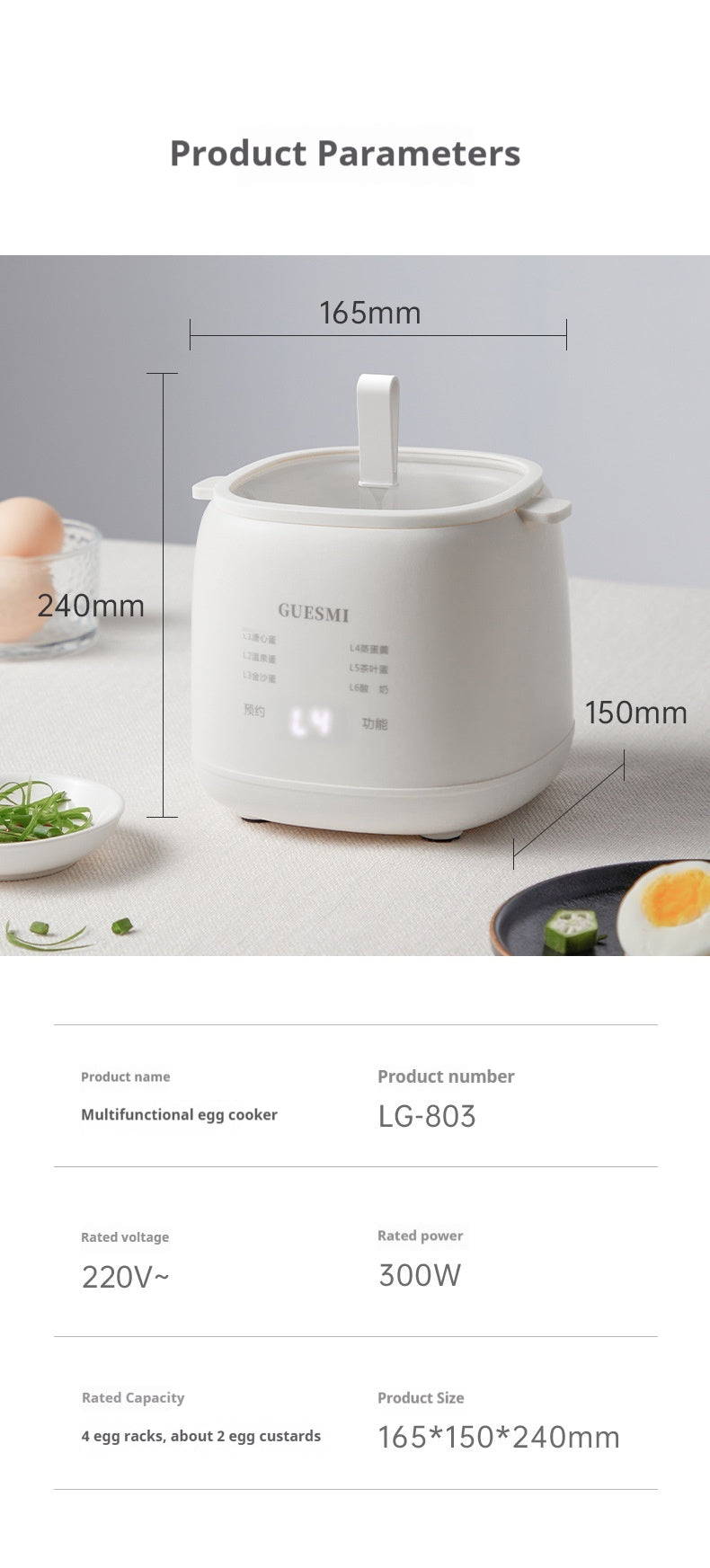 Eierkocher mit Abschaltautomatik – Bild 10 | LuxeStyle