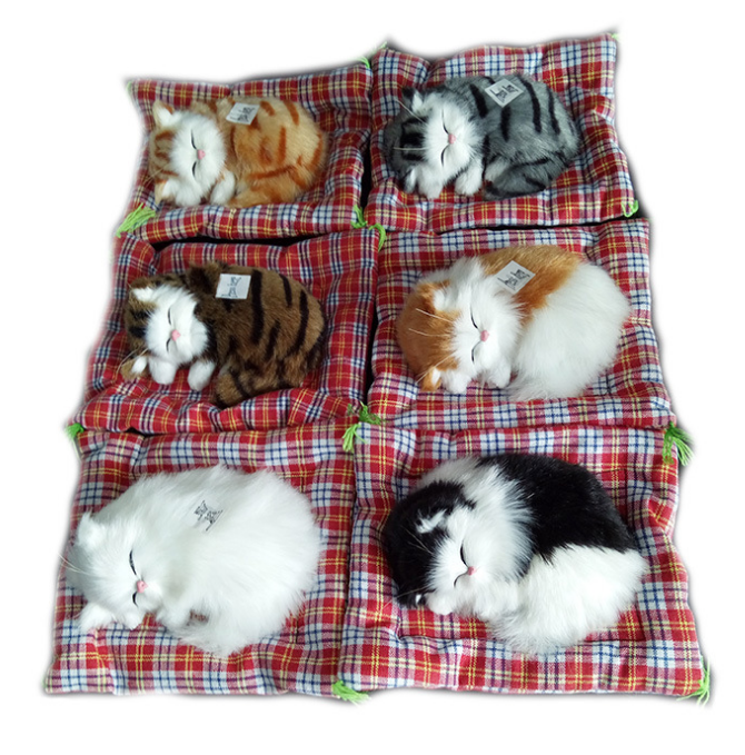 Miauende Katzen-Schlafpuppe