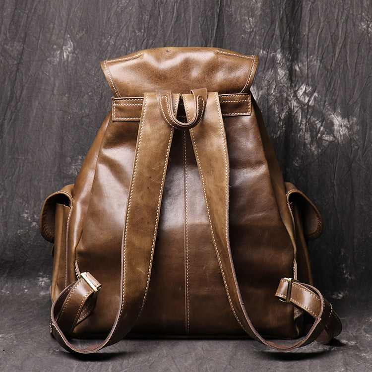 Rucksack Damen Crazy Horse Leder – Bild 6 | LuxeStyle