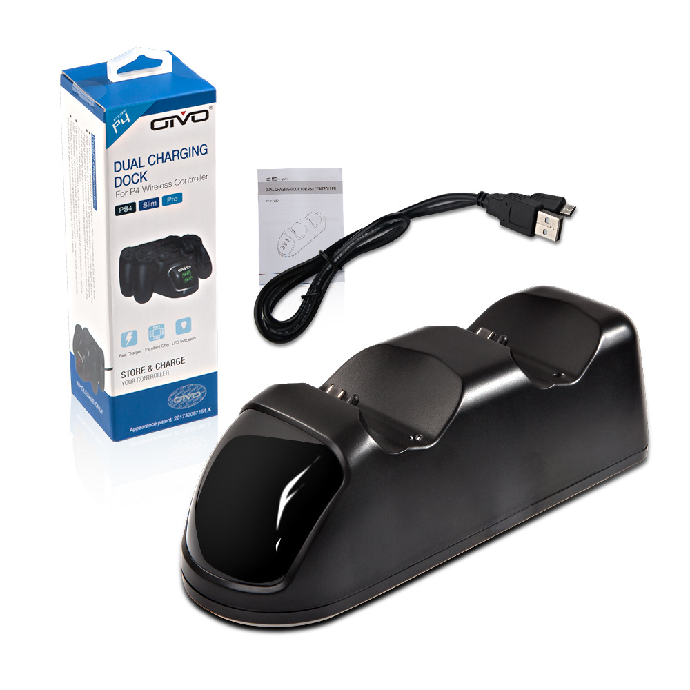 Drahtloses Dual-Ladegerät für PS4-Controller