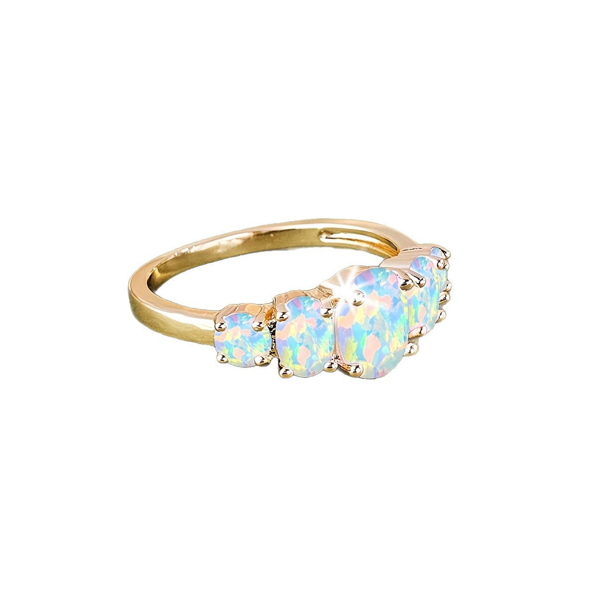 Opal Ring Oval Design