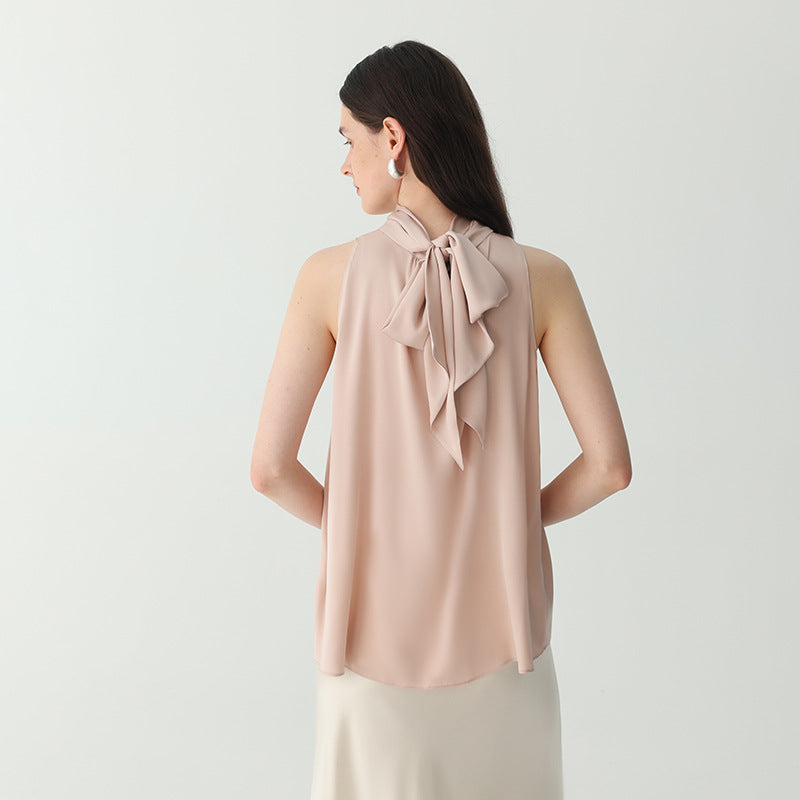 Seiden-Top mit Schleifendetail für Damen