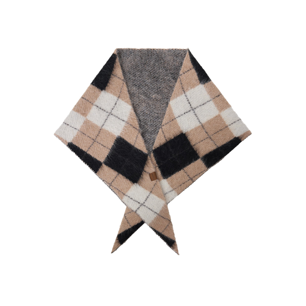 Triangular Schals mit Strassstein-Jacquard-Muster – Bild 3 | LuxeStyle