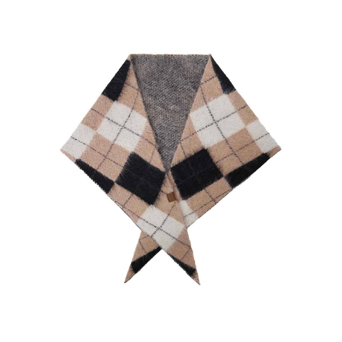 Triangular Schals mit Strassstein-Jacquard-Muster – Bild 3 | LuxeStyle
