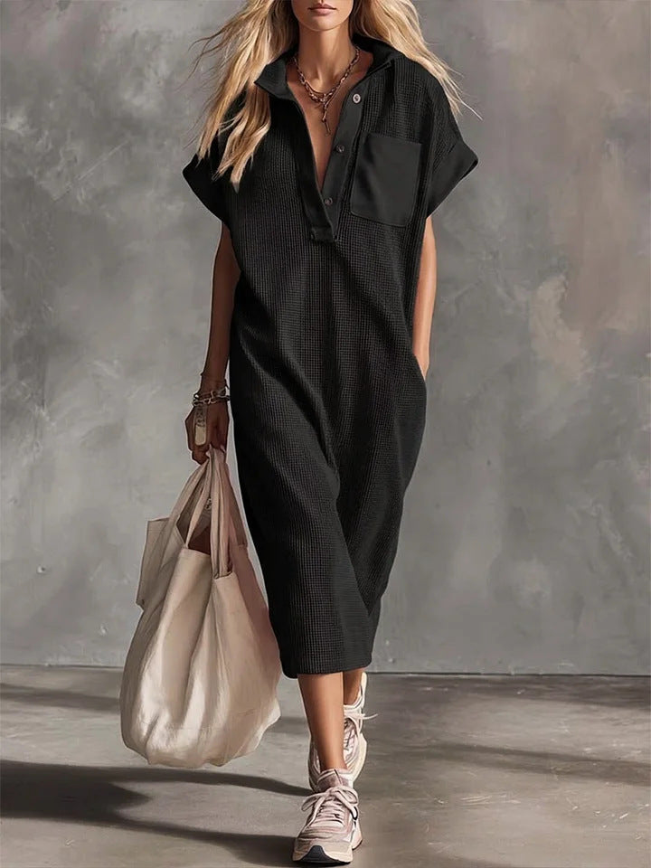 Elegantes Kurzarm-Kleid