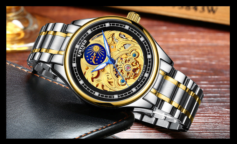 KINYUED Mechanische Armbanduhr – Bild 3 | LuxeStyle