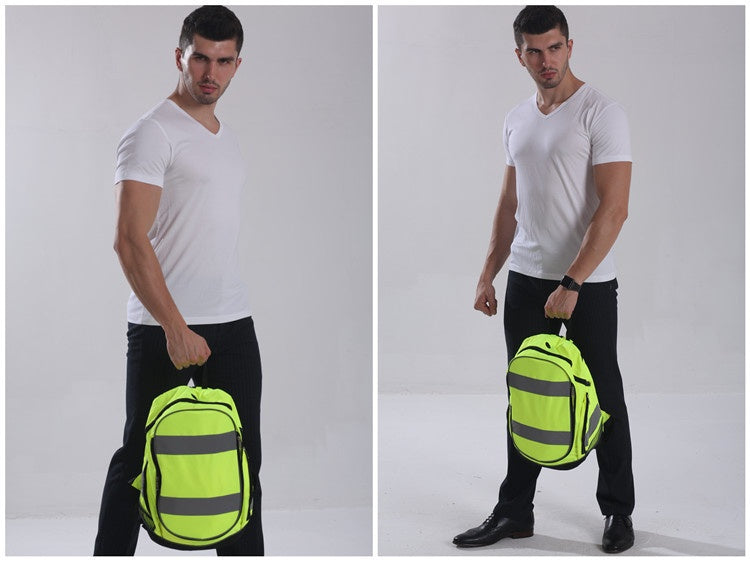 Reflektierender Doppel-Schulterrucksack – Bild 10 | LuxeStyle