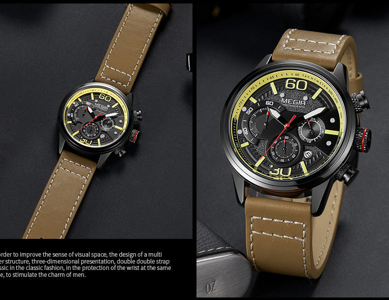 Multifunktionale Sport-Chronograph Uhr – Bild 4 | LuxeStyle