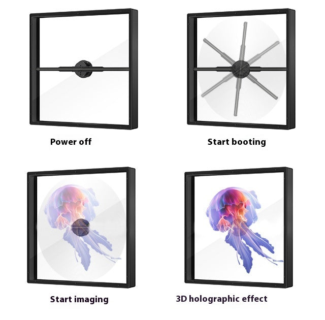 Nacktes Auge 3D-Holografischer Projektor