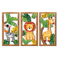 Waldtiere Holzschild Wanddekoration | LuxeStyle