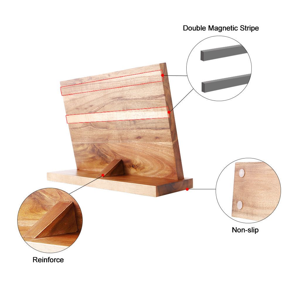 Magnetischer Messerhalter aus Holz – Bild 2 | LuxeStyle