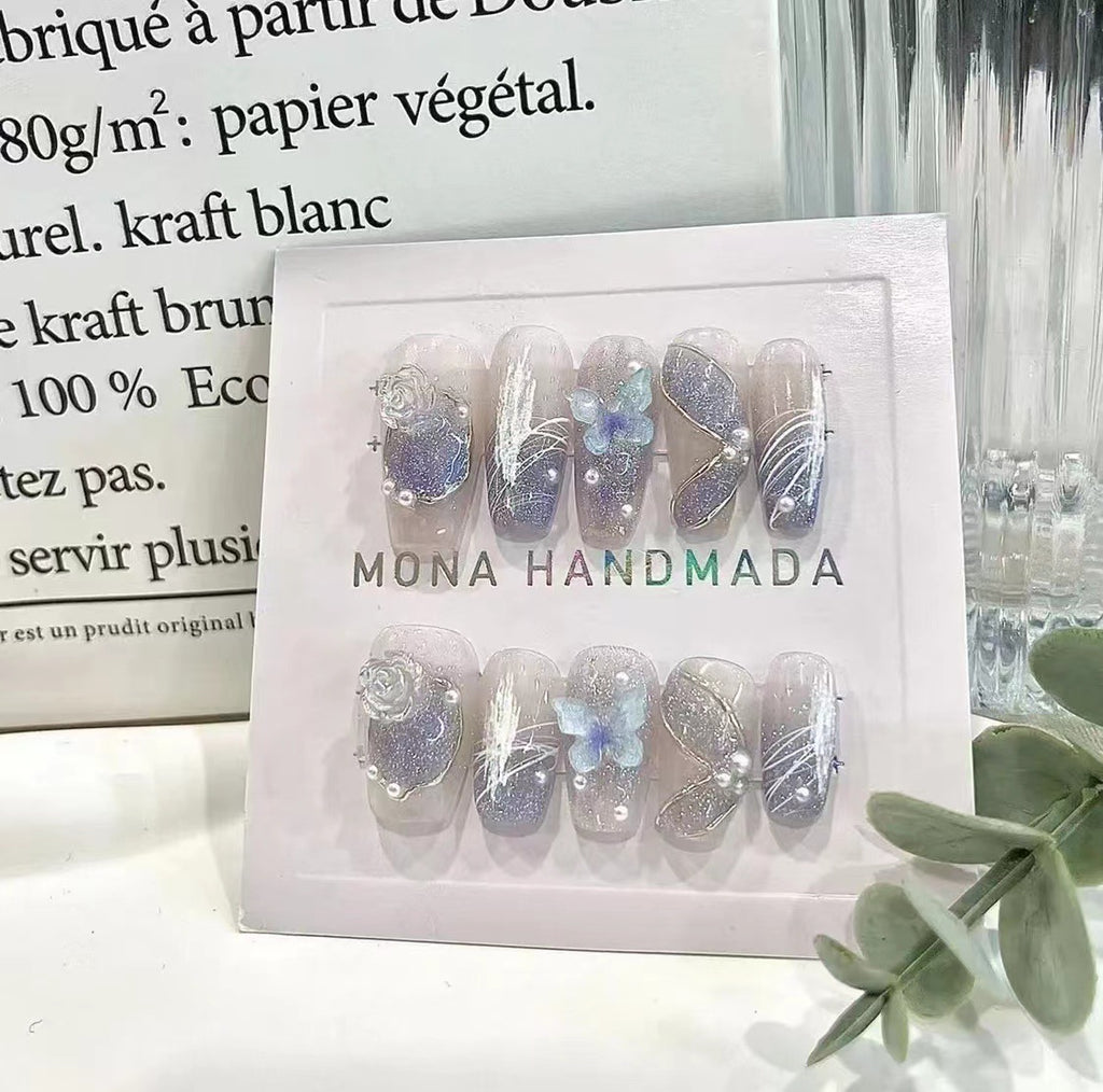 Purely Hand-wearing Bridal Fake Nails – Bild 5 | LuxeStyle