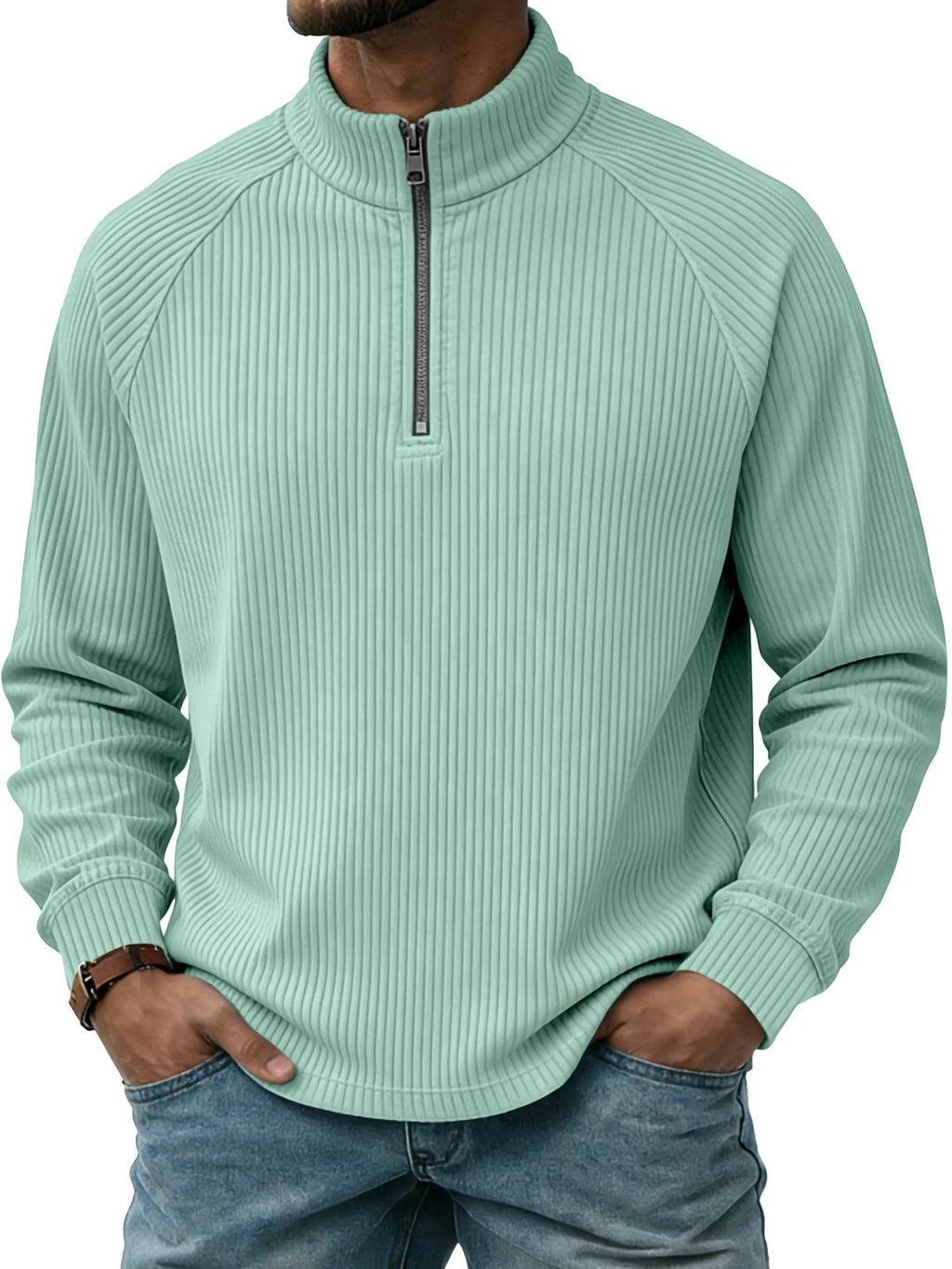Poloshirt mit vertikaler Streifenoptik – Bild 9 | LuxeStyle