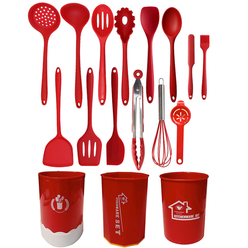 Silikon-Küchenhelfer-Set, 15-teilig