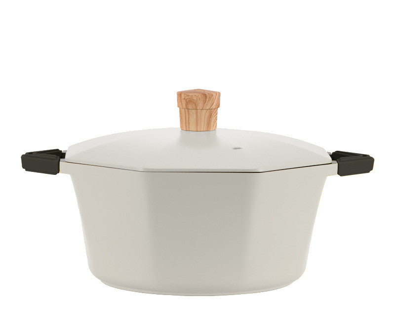 Maifan Stein Antihaft-Wok, achteckig – Bild 4 | LuxeStyle