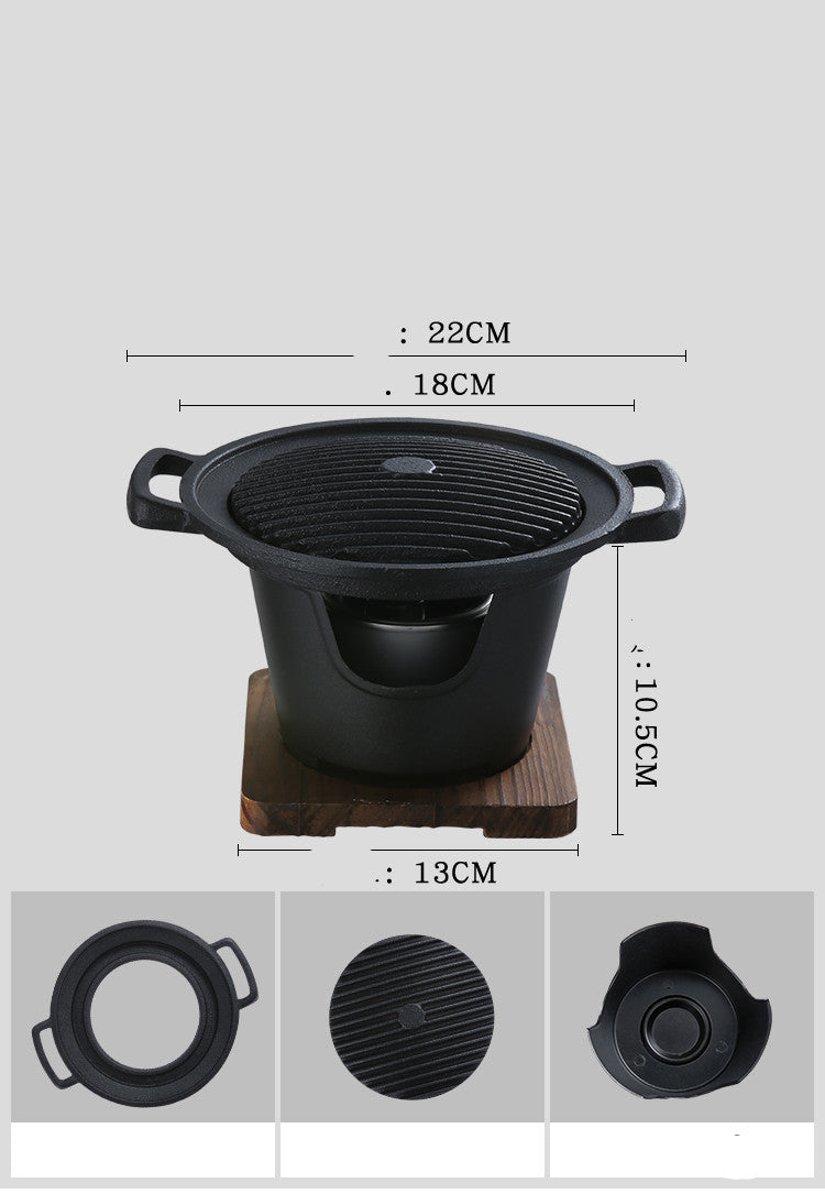 Antihaft-Tischgrill für 1-3 Personen | LuxeStyle