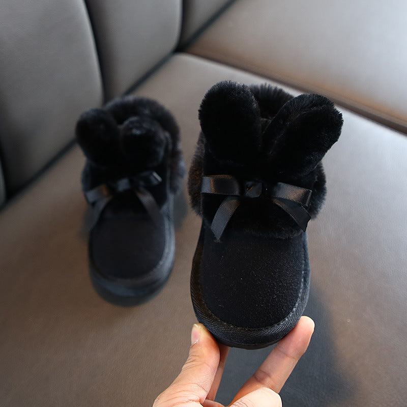 Gefütterte Prinzessinnen-Winterschuhe für Kinder – Bild 3 | LuxeStyle