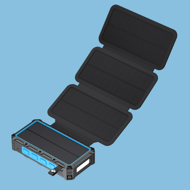 Solar- und Kurbel-Powerbank, 20'000 mAh