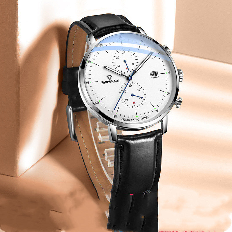 Quarz-Armbanduhr mit Kalender – Bild 7 | LuxeStyle