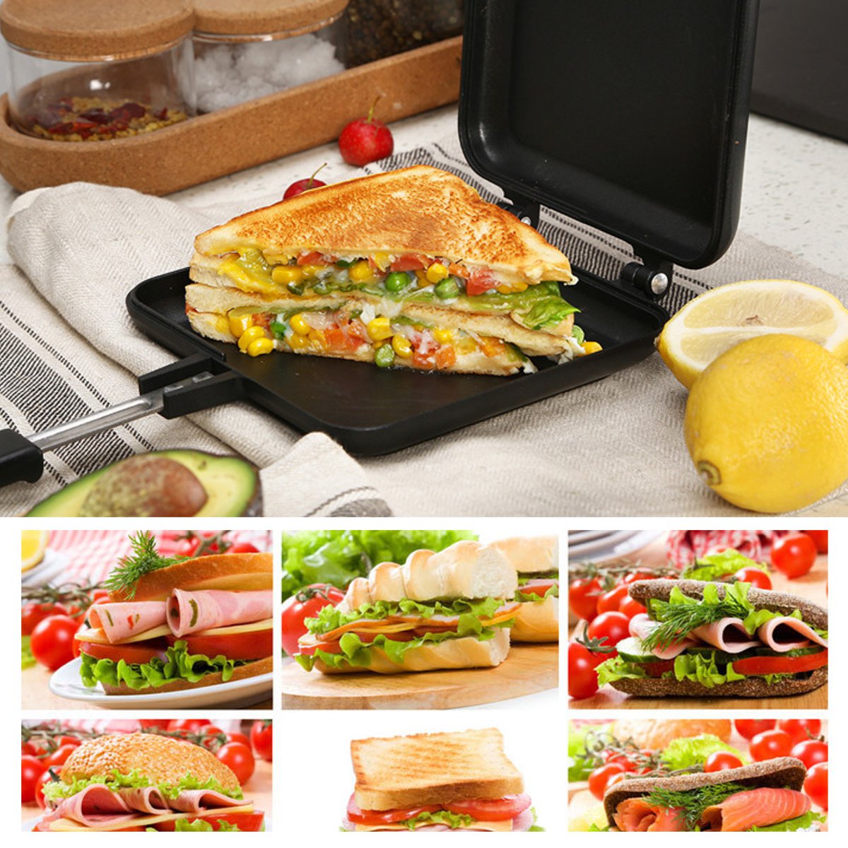 Sandwichpfanne – Bild 2 | LuxeStyle