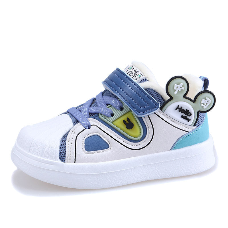 Gesteppte Baby-Sneaker mit Klettverschluss – Bild 2 | LuxeStyle