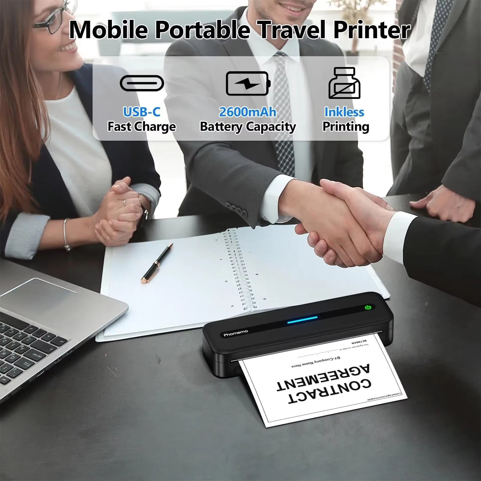 M835 Thermodrucker A4, tragbar, Bluetooth