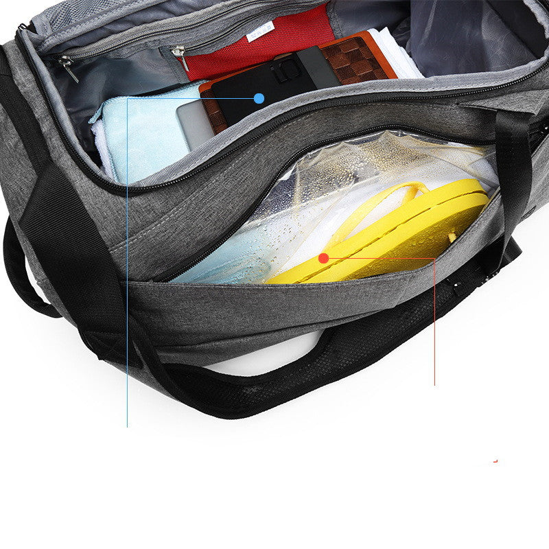 Grosse Sporttasche für nasse und trockene Kleidung – Bild 4 | LuxeStyle