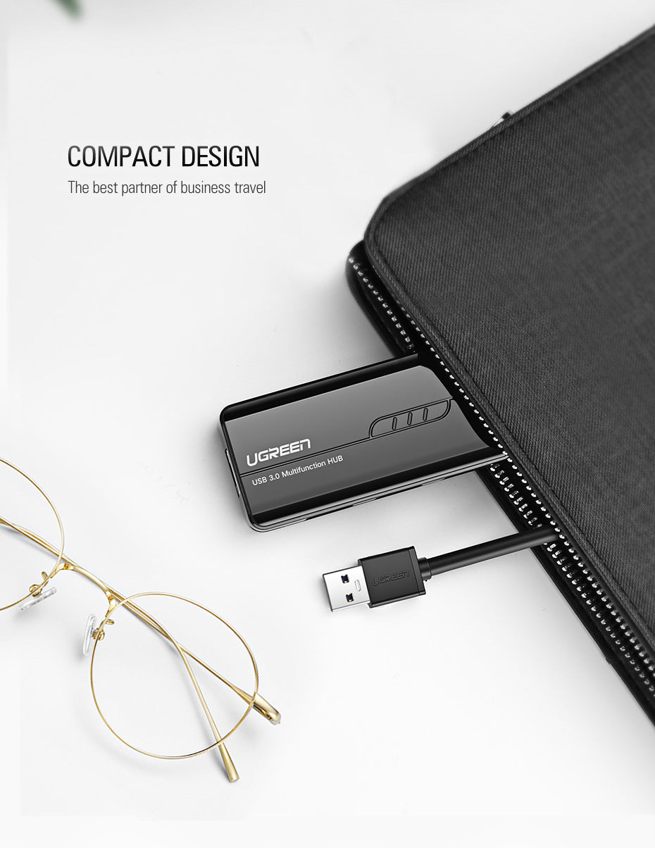 USB-Ethernet-Adapter mit 3-Port-USB-Hub – Bild 4 | LuxeStyle