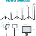 USB LED-Panel Set mit Mini-Stativen · 2 Stück – Bild 3 | LuxeStyle