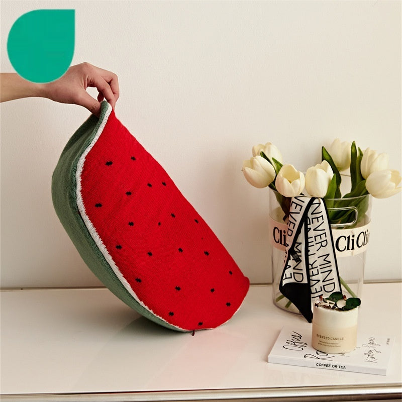 Kissen im Cartoon-Design: Wassermelone & Avocado – Bild 4 | LuxeStyle