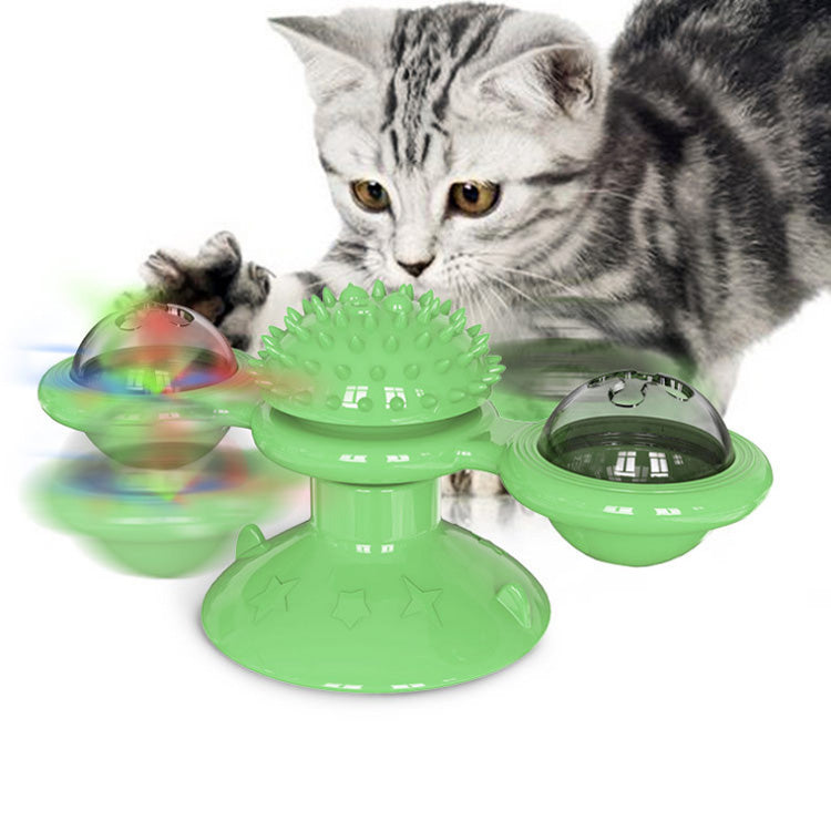 Windmühlen Katzenspielzeug mit Saugnapf – Bild 6 | LuxeStyle