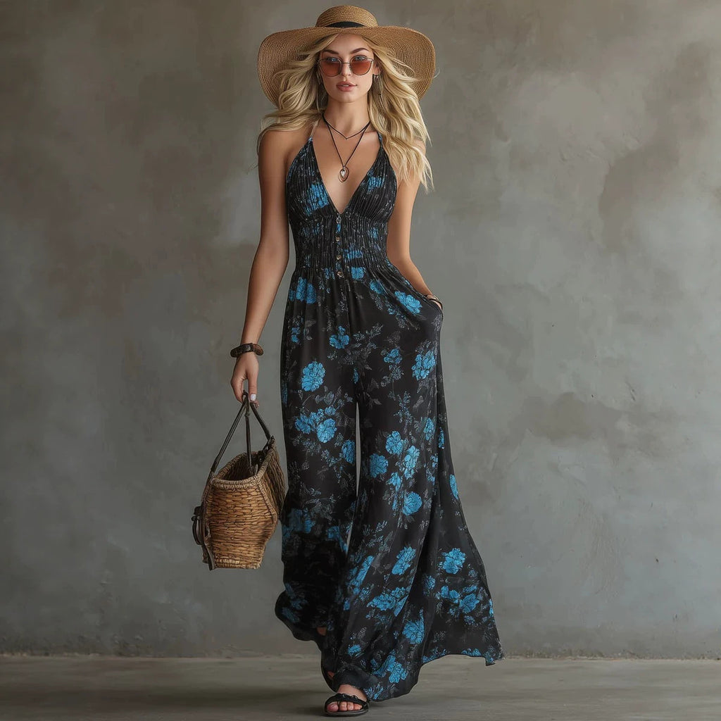 Leichter Chiffon-Jumpsuit