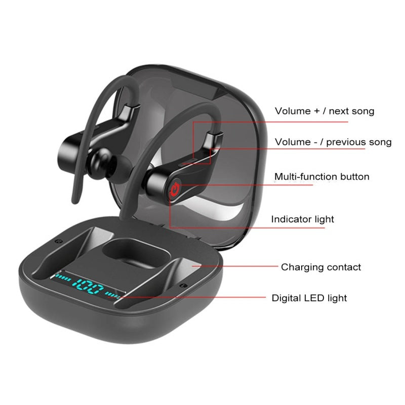 Subwoofer Bluetooth Headset mit LED – Bild 10 | LuxeStyle