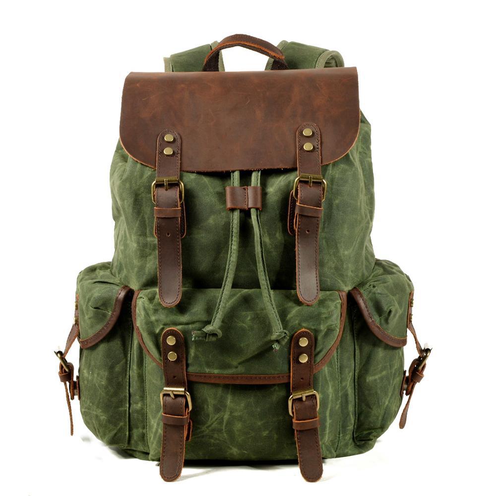 Retro Canvas Rucksack für Herren (20-35L) | LuxeStyle