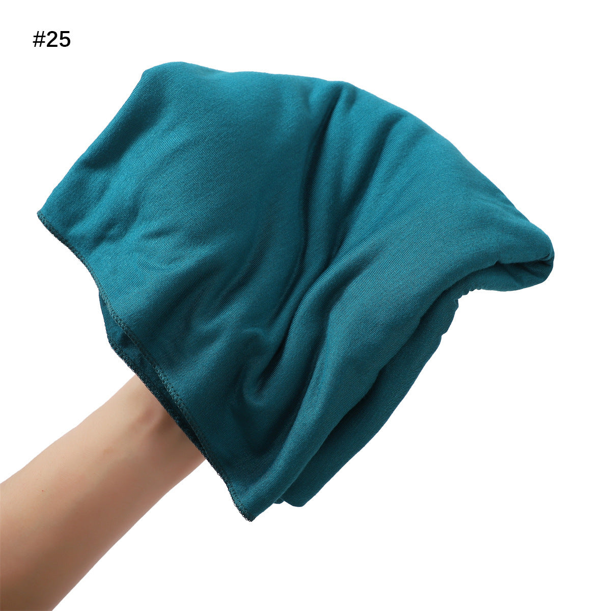Unifarbener Kopftuch-Turban aus Modal – Bild 4 | LuxeStyle