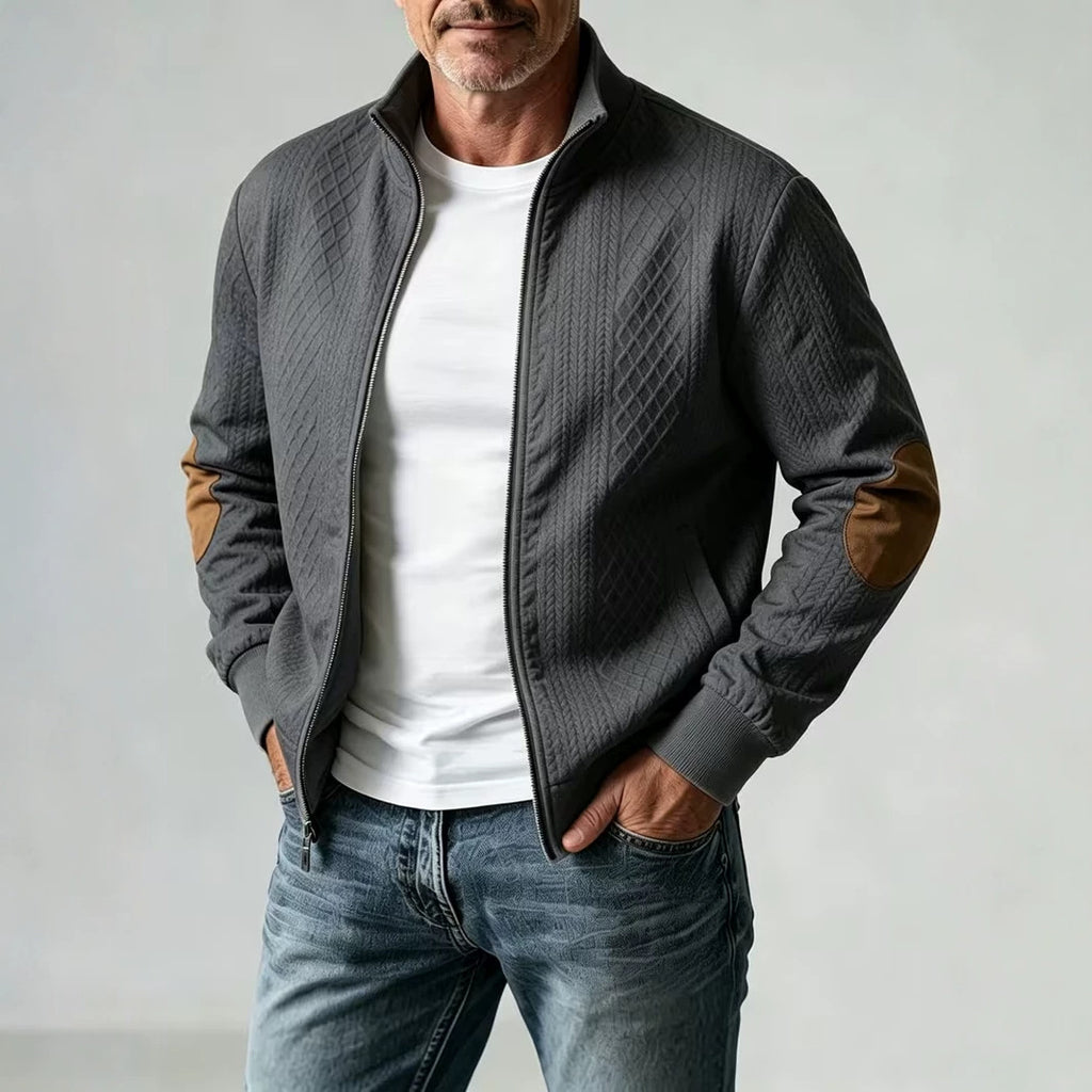Herren-Jacke mit Rautensteppung – Bild 6 | LuxeStyle