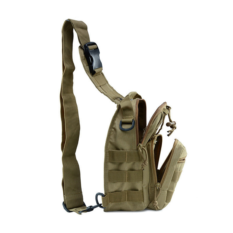 Oxford-Leinen Camouflage Schultertasche – Bild 10 | LuxeStyle
