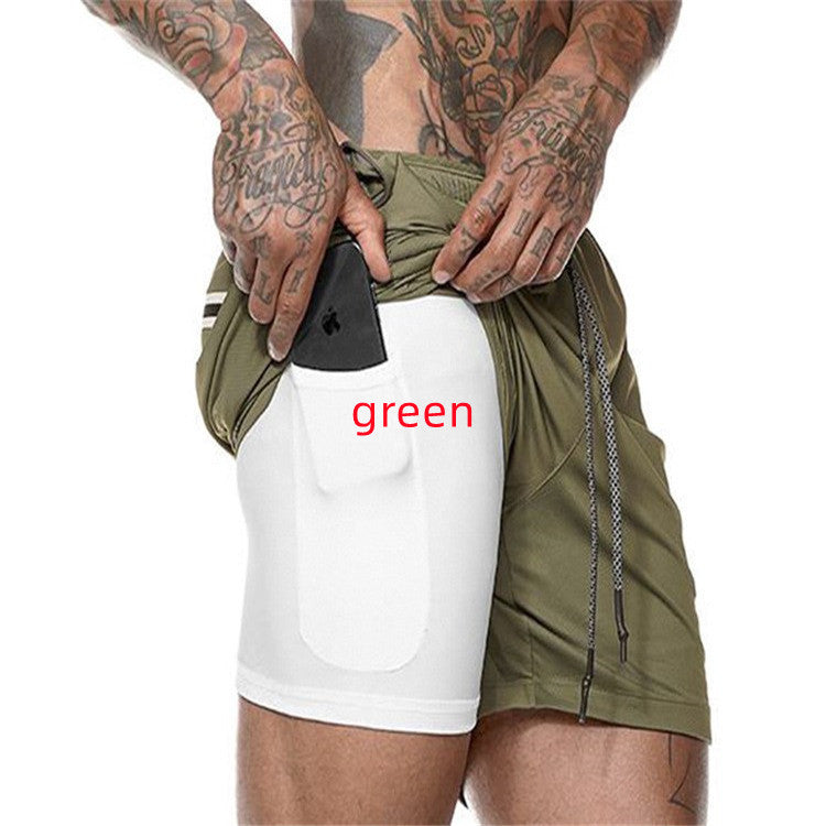 Kompression-Shorts mit Taschen