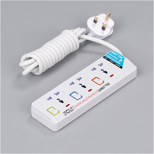 USB-Mehrfachsteckdose mit Überspannungsschutz | LuxeStyle